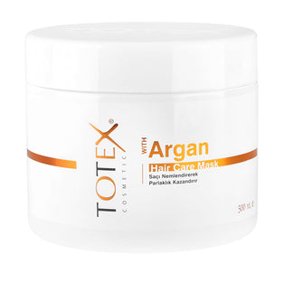 Totex ARGAN Hair Care Mask 500 ml Argan Hair Mask Hair Treatment Argan Mask for Damaged Thin Dry Damaged Hair