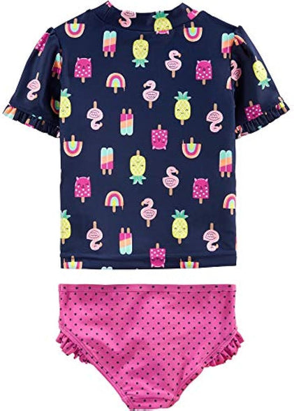 Simple Joys by Carter's Girls' Assorted Rashguard Sets