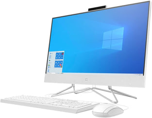 HP 2022 Newest HP All-in-1 24in Desktop, 12th Generation Intel Core i5-1235U Processor, Intel Iris Xe Graphics (Snow White)