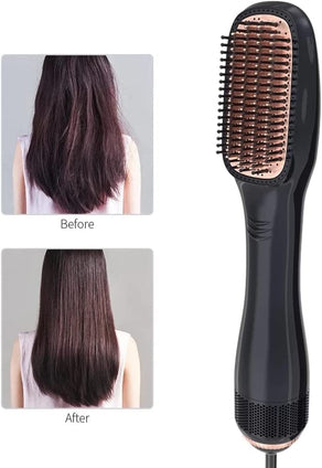 3 In 1 Professional Negative Ion Blow Dryer Straightening Brush