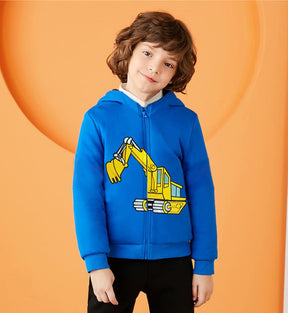 Little Hand Boys Hoodies Dinosaur Toddler Boys Jacket Kids Sweatshirts Long Sleeve Hooded Shirts 2-3 Years