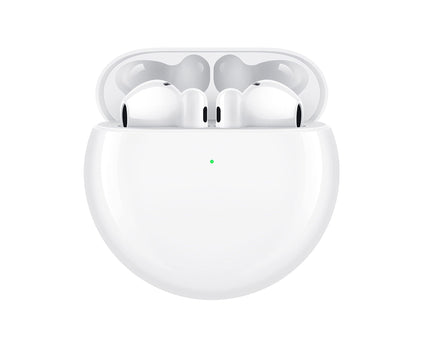 HUAWEI HW-HERO-CT060-WH Freebuds 4 Wireless Bluetooth Earbuds, Ceramic White,One Size
