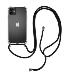 iPhone 11 Promax Black Crossbody Case Cell Phone Lanyard for around the shoulder, Phone Safety Adjustable Phone Strap, Best Smartphones Lanyard with Full Coverage Case(iPhone 11 Promax)