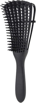 Hair Detangler Brush Natural Wet Detangling Brush for Kinky Curly Hair, Black