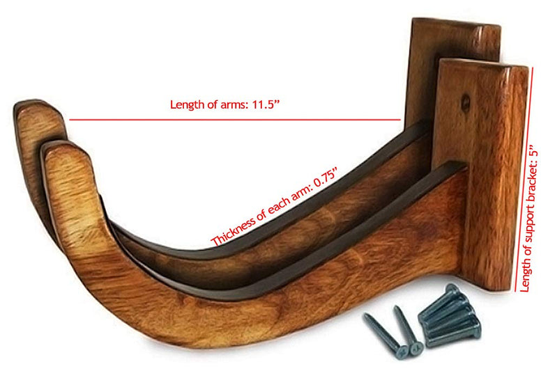 COR Surf Surfboard Wall Rack for Longboards and Shortboards | Beautiful Wood Wall Display Mount Works Indoor and Outdoor