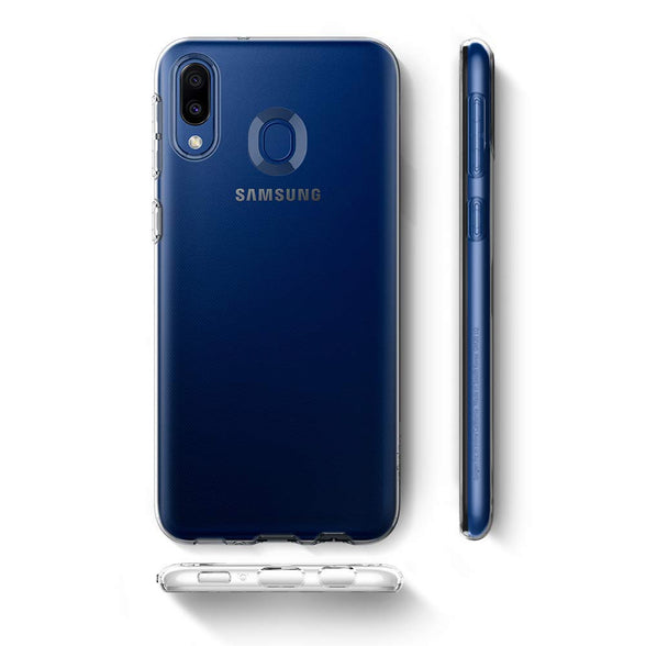 Spigen Liquid Crystal designed for Samsung Galaxy M20 case cover - Crystal Clear