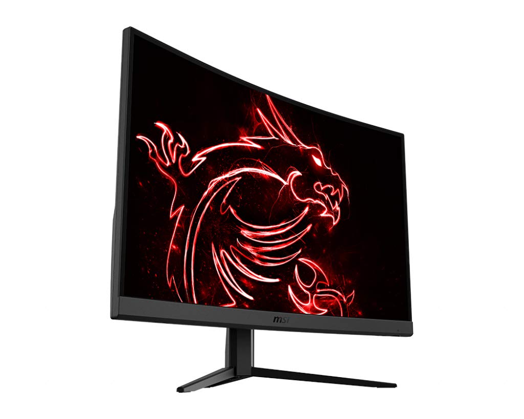 MSI Optix G27CQ4 Curved Gaming Monitor - 27 Inch, 16:9 WQHD (2560 x 1440), 1440p, 2K, VA, 165Hz, 1ms, 1500R, FreeSync Premium, DisplayPort, HDMI, Night Vision, Frameless, Anti-, Less Blue Light