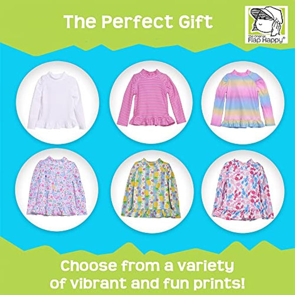 Flap Happy Girls' Rash Guard