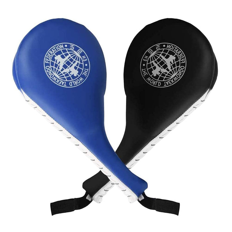 2 Pair of Taekwondo Kick Pads - Strike Pads for Kickboxing and Martial Arts Equipment Karate Kickboxing Punch Pads MMA Practice for Kids Youth Adult