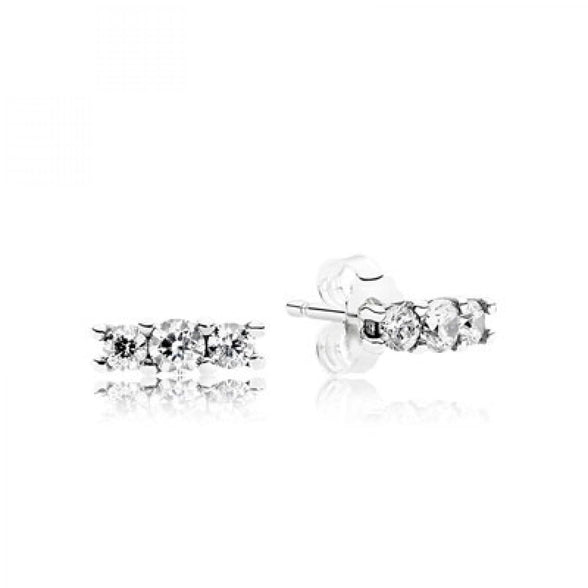 Pandora Women Silver Stud Earrings - 290725CZ