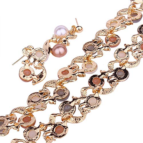 YouBella Stylish Latest Design Necklace Jewellery Set Plated Jewellery Set for Women