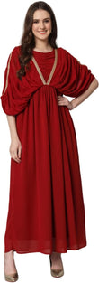 Styleville.in Women's Long Maxi Dress with Embellishment