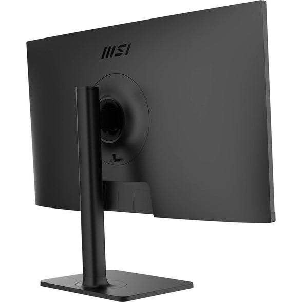 MSI Modern MD272QP, 27", 2560 x 1440 (QHD), IPS, 75Hz, TUV Certified Eyesight Protection, 5ms, HDMI, Displayport, USB C, Tilt, Swivel, Height Adjustable, Pivot,Black