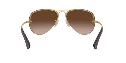 Ray-Ban Men Sunglasses, Gold, 7 1/4