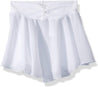 Capezio Girls' Pull-On Georgette Skirt, White, Toddler, White, Toddler