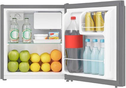 Hisense 60 Liter Compact Single Door Refrigerator, Silver - RR60D4ASU