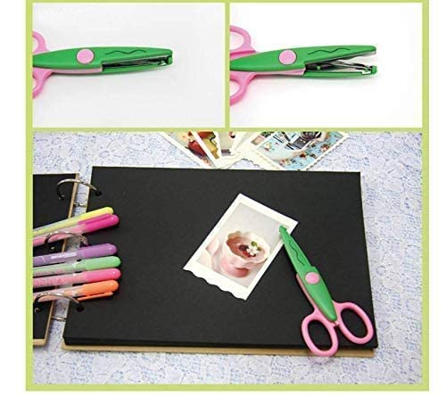 UCEC 6 Colorful Decorative Paper Edge Scissor Set, Great for Teachers, Crafts, Scrapbooking, Kids Design