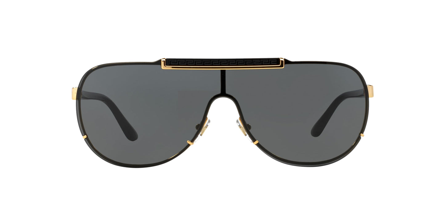 Versace Men's VE 2140 Rock Icons Greca Aviator Sunglasses