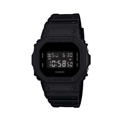 Casio G-Shock Digital Dial Resin Band Watch, DW-5600BB-1DR