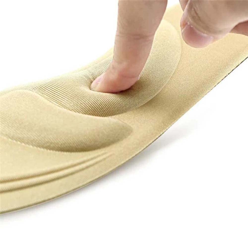 Memory Foam Insoles Orthotic Insole High Arch Foot Support Soft insoles, 4D Comfort Cushioning, Insert for Severe Flat Feet, Plantar Fasciitis, Feet Pain, Foot Valgus for Man And Woman (EU 35-40)