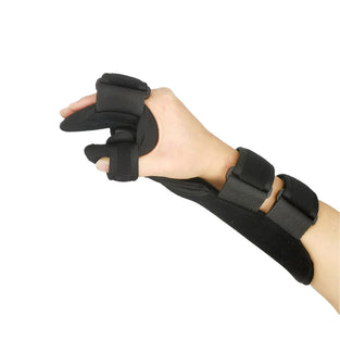 Soft Resting Hand Splint for Flexion Contractures - Stroke Hand Brace by Restorative Medical - Corrective, Supportive Brace for Correction, Comfort & Pain Relief