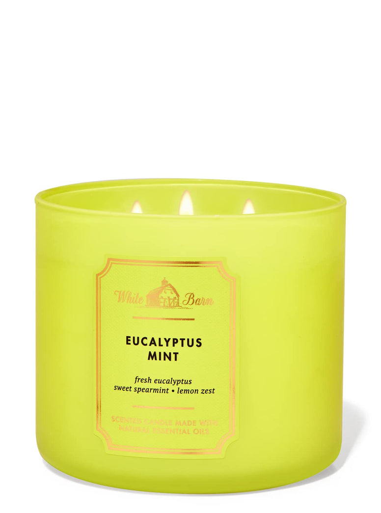 Bath & Body Works Eucalyptus Mint 3-Wick Candle 411 g