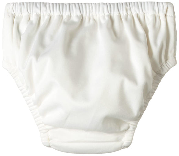Charlie Banana Baby Reusable and Washable Swim Diaper for Boys or Girls, White, Medium