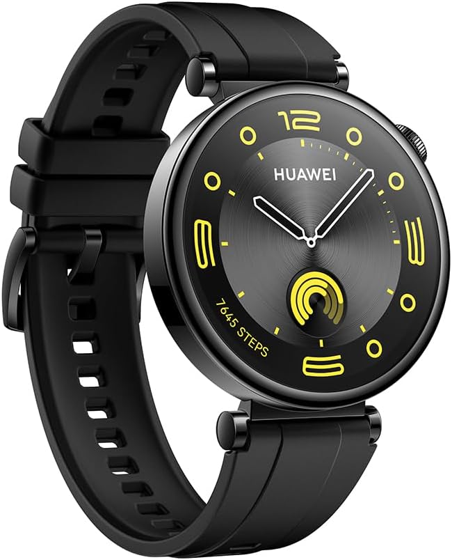HUAWEI Watch GT4 41mm Smartwatch, HUAWEI Scale3 + Strap, 7-Day Battery Life, Pulse Wave Analysis, Female Health Management 3.0, 24/7 Health Monitoring, Compatible with Android & iOS, Black