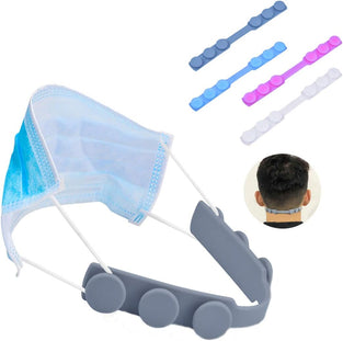 4 Pcs Mask Strap Extender, Anti-Tightening Mask Holder Hook Ear Strap Accessories Ear Grips Extension Mask Buckle Ear Pain Relieved Colour Random