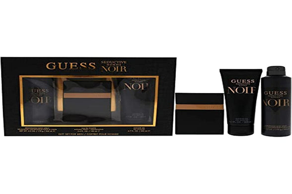 GUESS Seductive Noir Set for Men EDT, 100 ml + Shower Gel, 200 ml + Deodorant, 226 ml