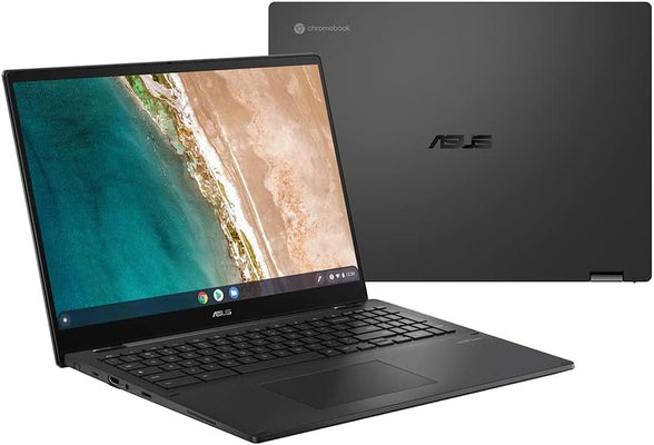 ASUS Laptop Chromebook Flip CX5601FBA 16" Full HD 300nits 144Hz Laptop (Intel i5-1235U, 8GB RAM, 256GB PCIe 3.0 SSD, Google Chrome OS), Mineral Grey