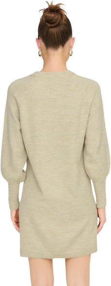 Only Women's Onlalexis L/S Bead Dress Knt Dress (pack of 3)