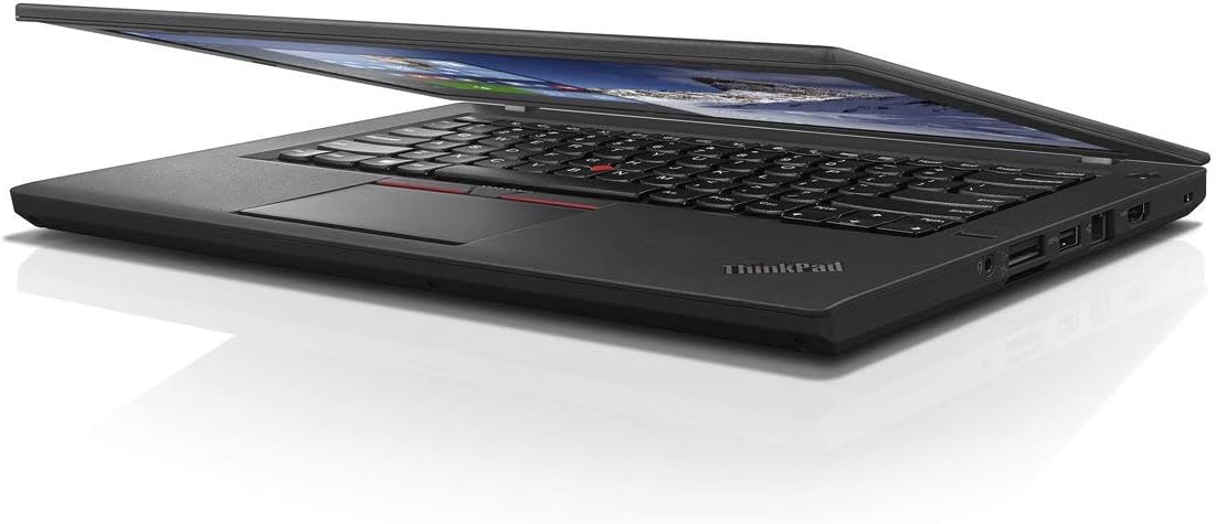 Lenovo ThinkPad T460 14in Notebook - Black, Intel Core i5-6200U 2.3 GHz,8 GB DDR4 RAM,256 GB SSD, Intel HD Graphics 520, Windows 10 Pro (Renewed)
