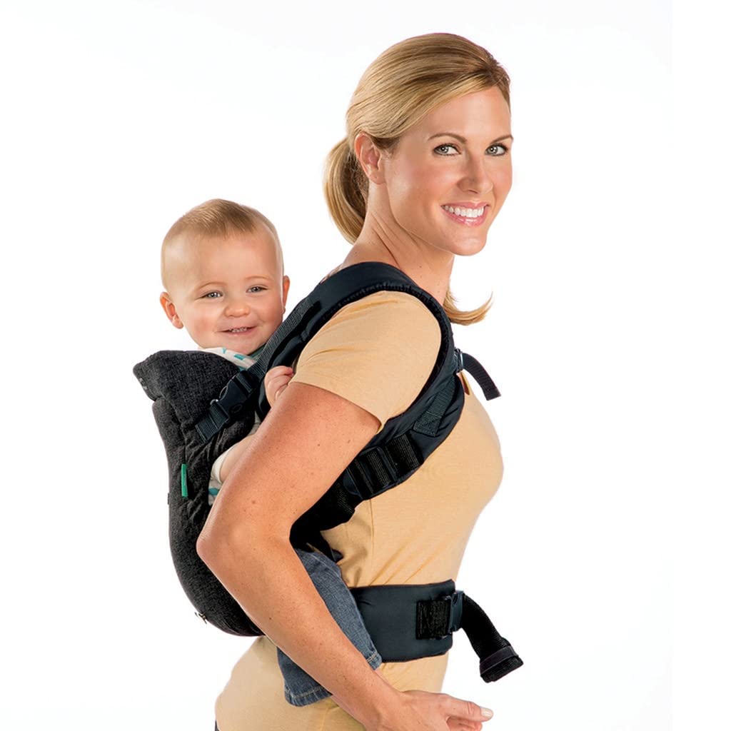 Infantino Flip Advanced 4-IN-1 Convertible Baby Carrier For 0 Months+ Black