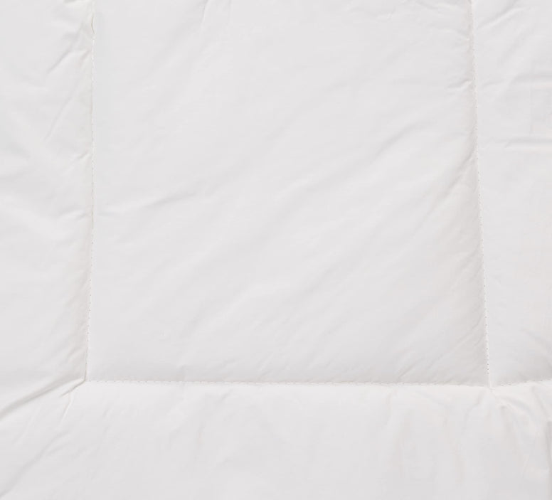 Hotel Linen Klub DEYARCO Renee White Cotton 233TC Down Proof Single Quilt, Size: 135 x 200 cm White
