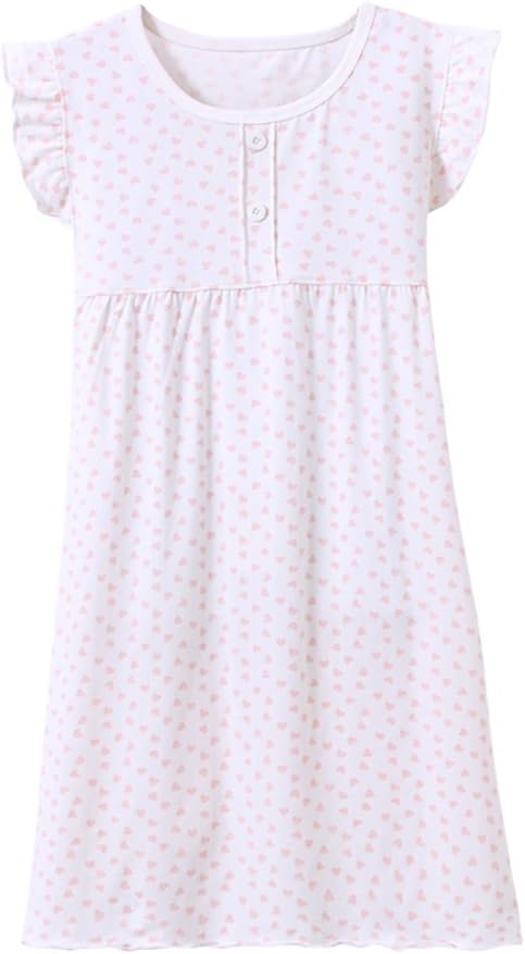 Zegoo Little Girls Cute Cotton Nightgown Floral Sleep Dresses