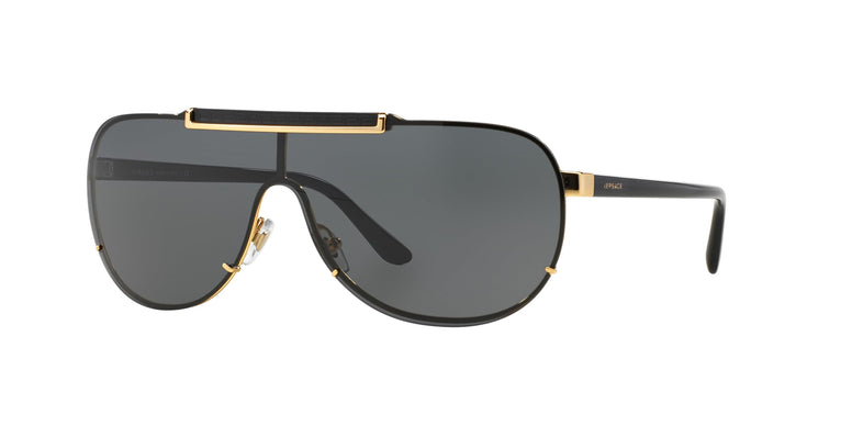 Versace Men's VE 2140 Rock Icons Greca Aviator Sunglasses