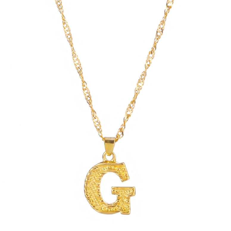 Simple English Capital Letters Pendant Necklace Unique Meaning for Women Men Accessories Gift,G#