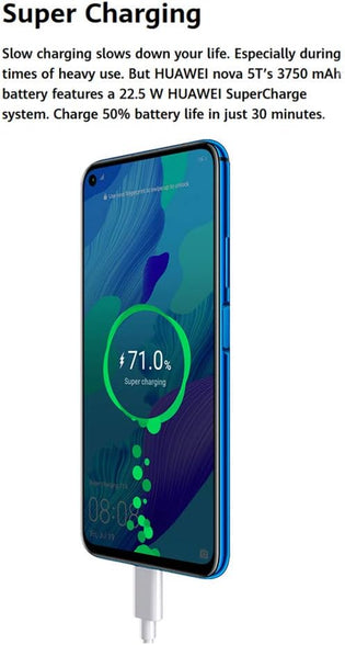 Huawei Nova 5T 4G 128GB 6GB RAM Dual-SIM crush blue EU