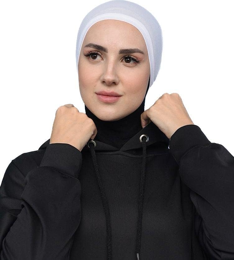 women stretchable cotton under hijab cap, bone under scarf for Muslim woman, hijab inner