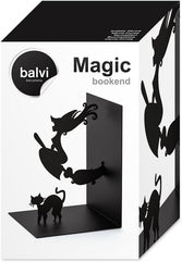 Balvi Magic Bookends in the Shape of a Witch Metal 17 cm Black