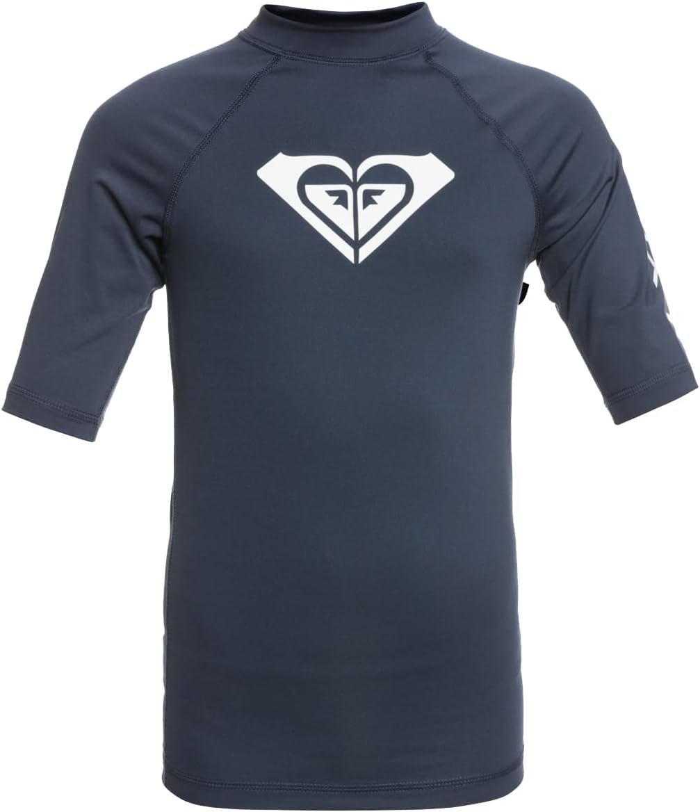 Roxy girls Rg Whole Hearted Short Sleeve Rashguard RG Whole Hearted Short Sleeve Rashguard