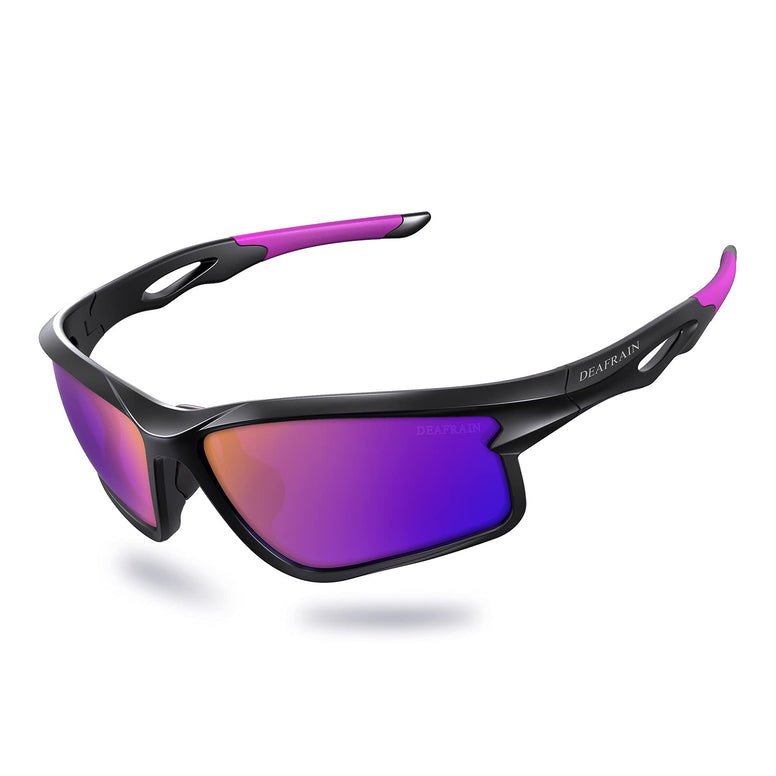 Polarized Sports Sunglasses for Men Women Cycling Running Driving Fishing Glasses TR90 Unbreakable Frame UV Protection