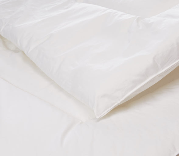 Hotel Linen Klub DEYARCO Renee White Cotton 233TC Down Proof Single Quilt, Size: 135 x 200 cm White