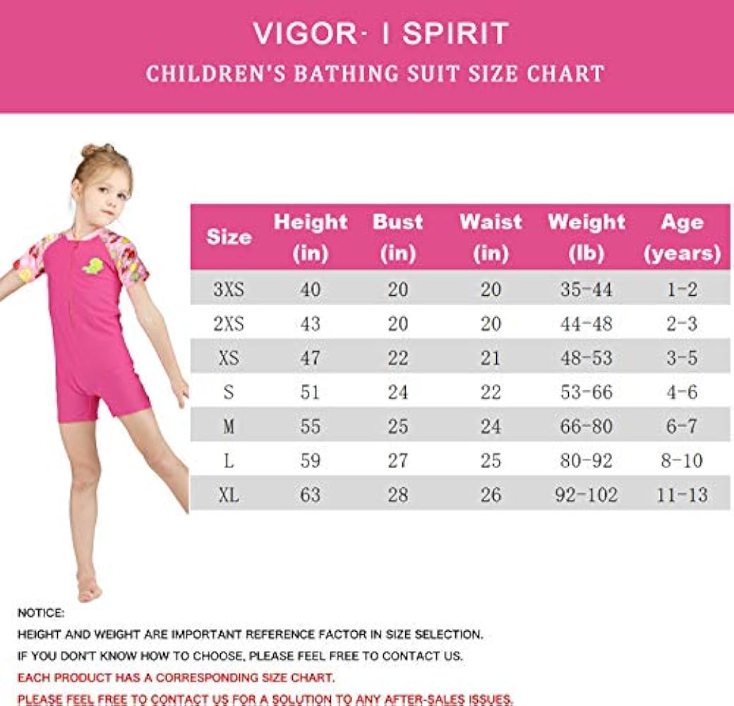 karrack Girls Long Sleeved One Piece Rash Guard Swimsuit Kid Water Sport Short Swimsuit UPF 50+ Sun Protection Bathing Suits