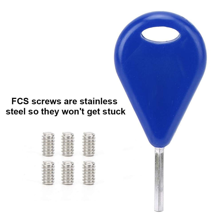 Accessories for Surfboard Fin Key Rudder Key + Screws Set, for FCS Fins Surfing Equipment