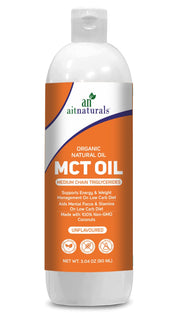 Aitnaturals Organic MCT Oil 90ml from Coconuts | Non-GMO Keto Fuel for Brain & Body Supports Energy & Weight Management | Perfect for Keto & Paleo Diet Friendly | Perfect in Coffee, Smoothies & Salads