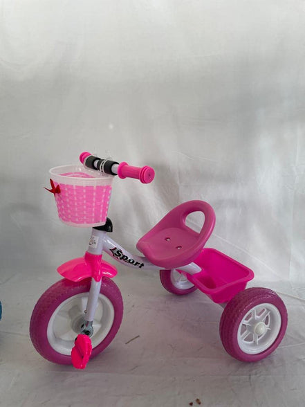 Lovely Baby Kids Tricycle EL 2233, Smart Plug n Play Kids Tricycle Cycle with Front & Rear Storage Baskets | Baby Kids Cycle Tricycle | Baby Tricycle for Kids