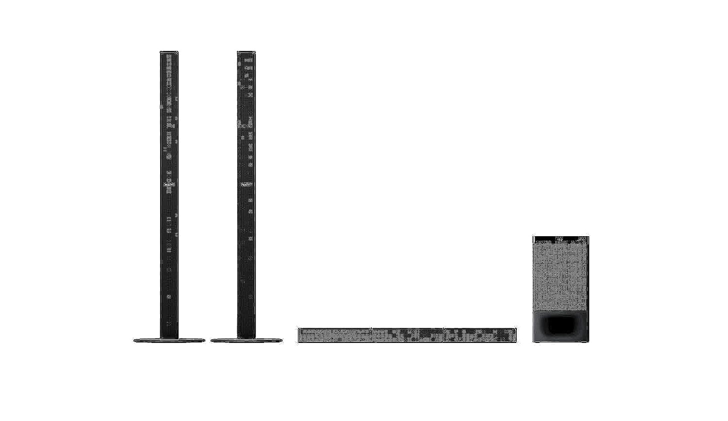 Sony HT-S700RF 1000W High Power Real 5.1 Ch Soundbar, Tall Boy Rear Speakers, Dolby Digital, HDMI ARC, Optical Input, DTS Surround Sound, Black