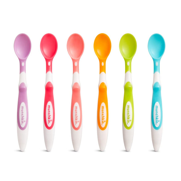 Munchkin Soft Tip Infant Spoons, Pack of 6